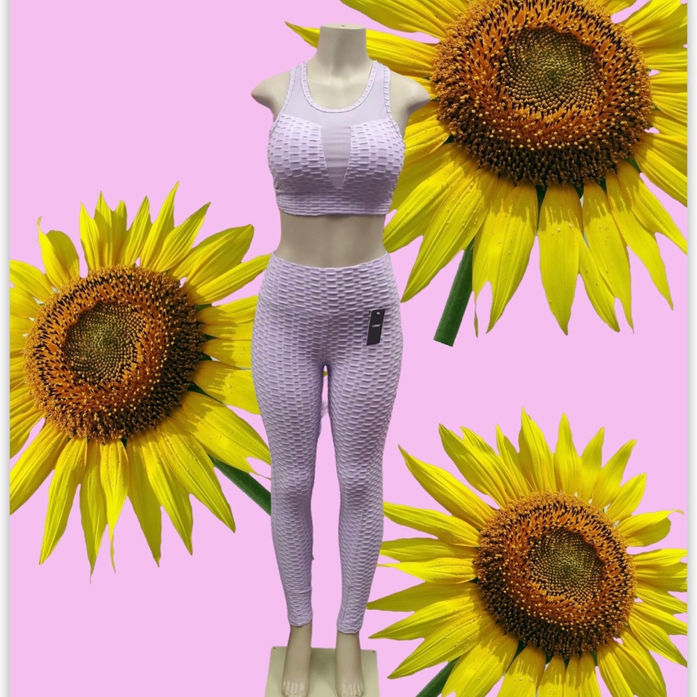 Gym set purple and black